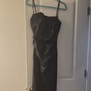 House of CB Strapless Black Dress